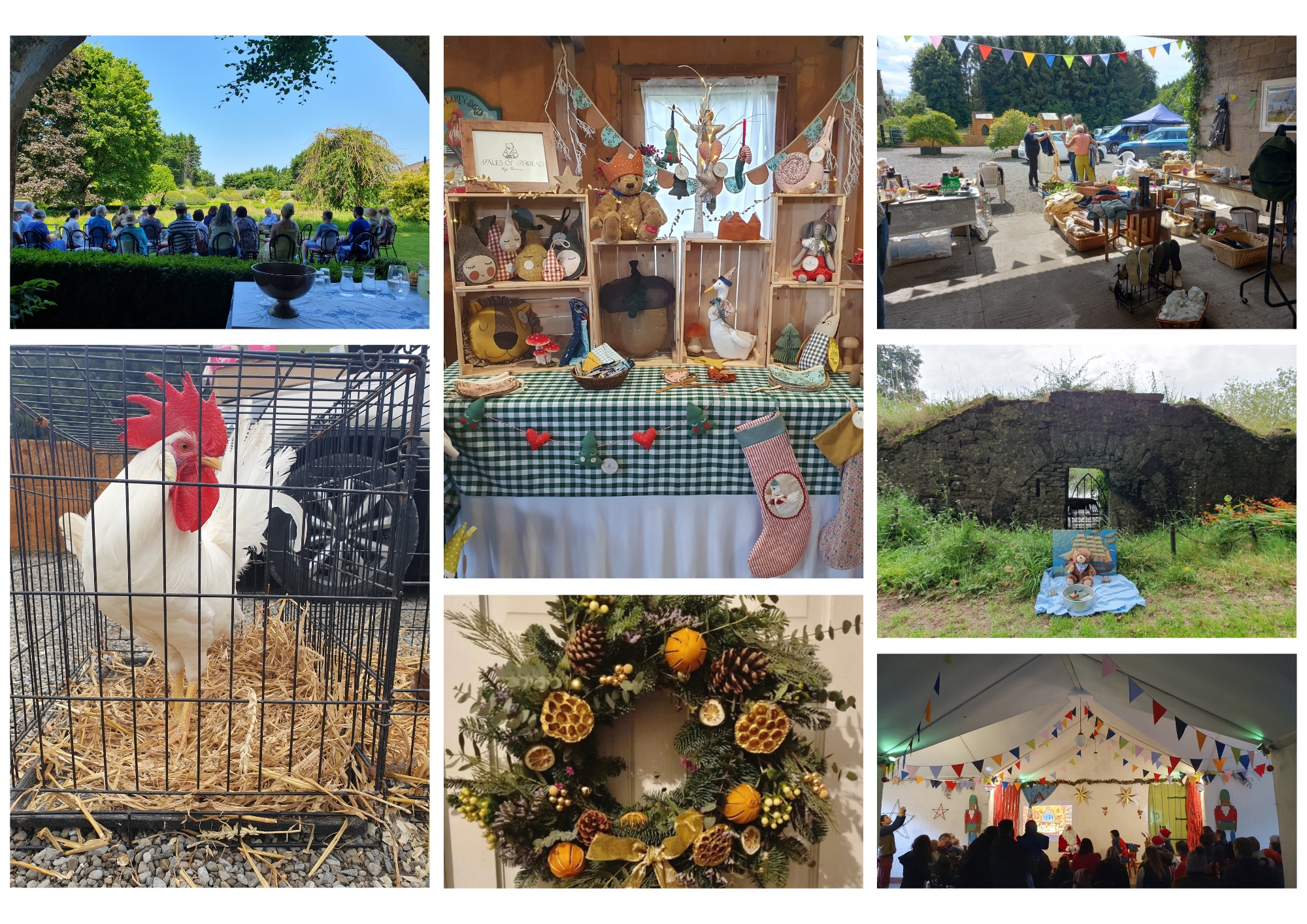 White Simple Coffee Photo Collage A3 Landscape